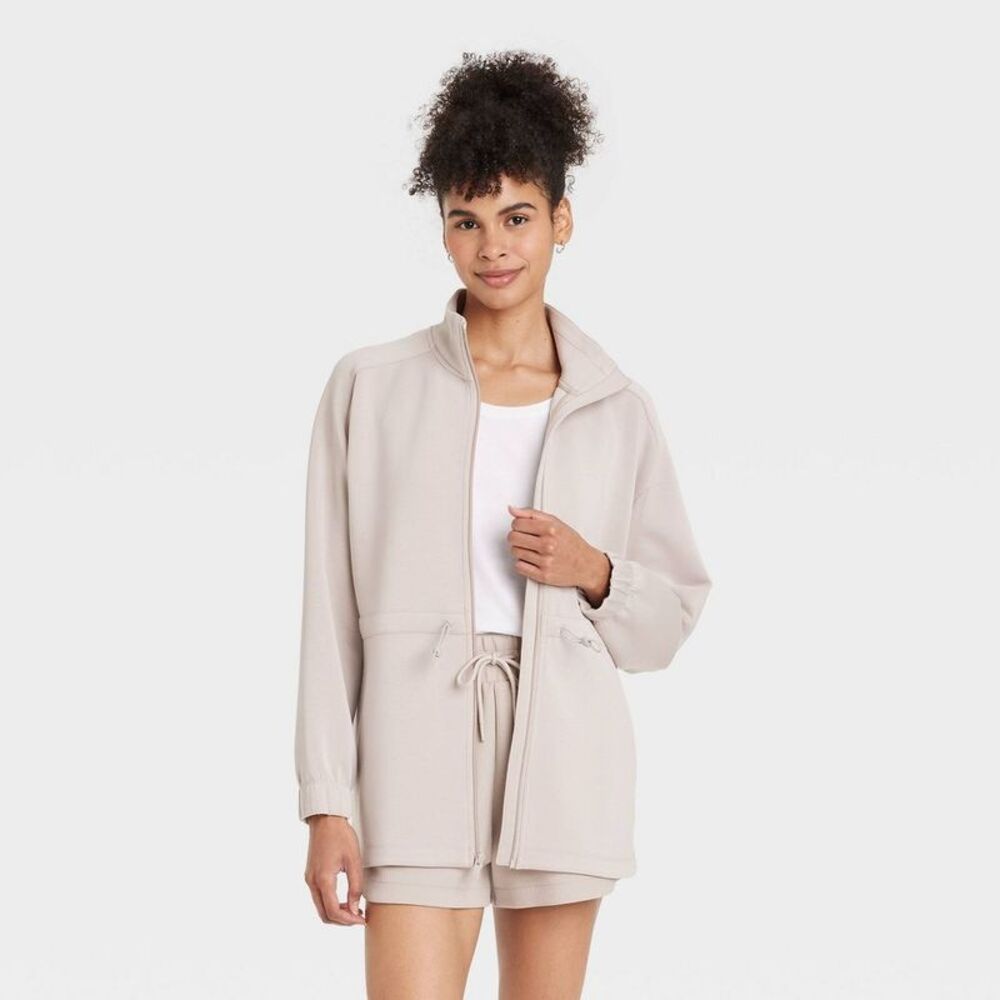 NWOT All in Motion Women's Cream Jacket S